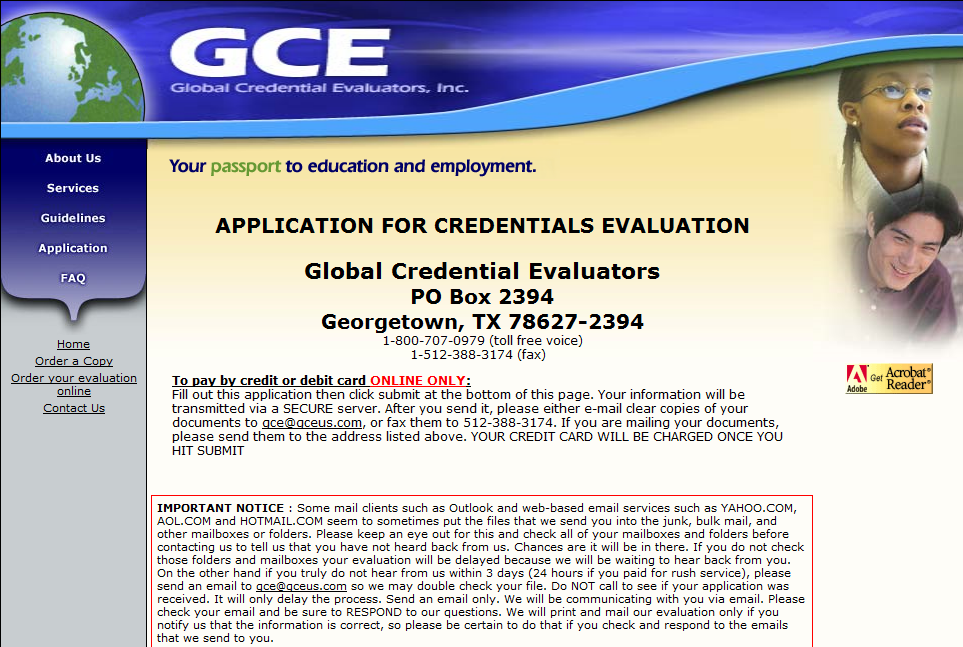 GCEUS Form